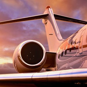 private jet interior